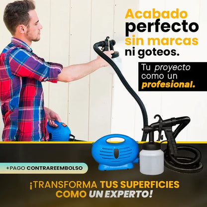 SprayMax – Pistola de Pulverización de Alta Presión con Compresor Integrado