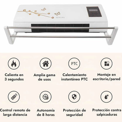 Mini Aire Acondicionado Portátil 2 en 1 Calor y Frio - Bajo consumo y Máxima Potencia